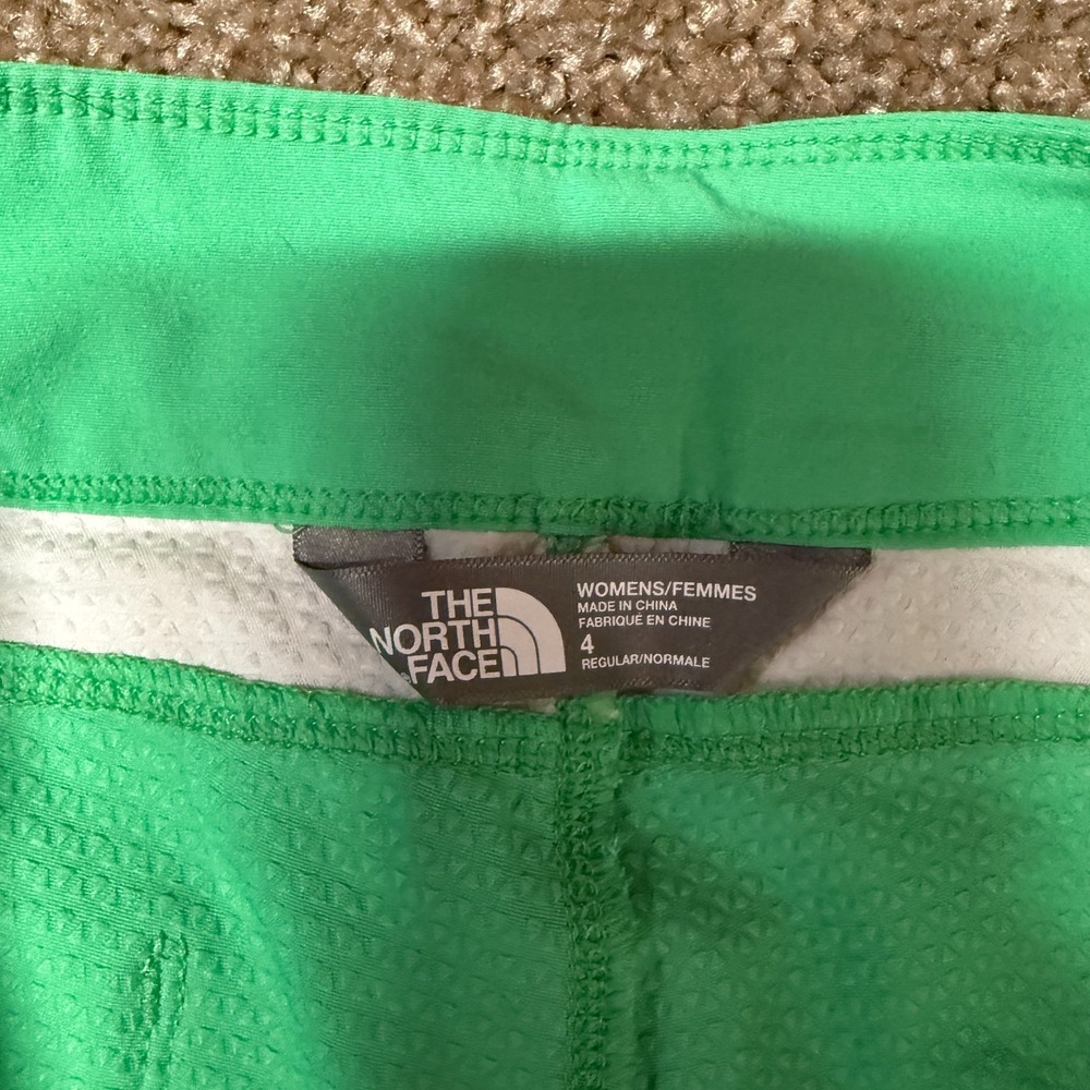 The North Face Board Shorts Women’s 4 Green Stretch Lace-Up Surfing Beach Hiking - Picture 5 of 15